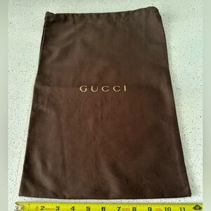 Gucci Chocolate Brown Dust Bag